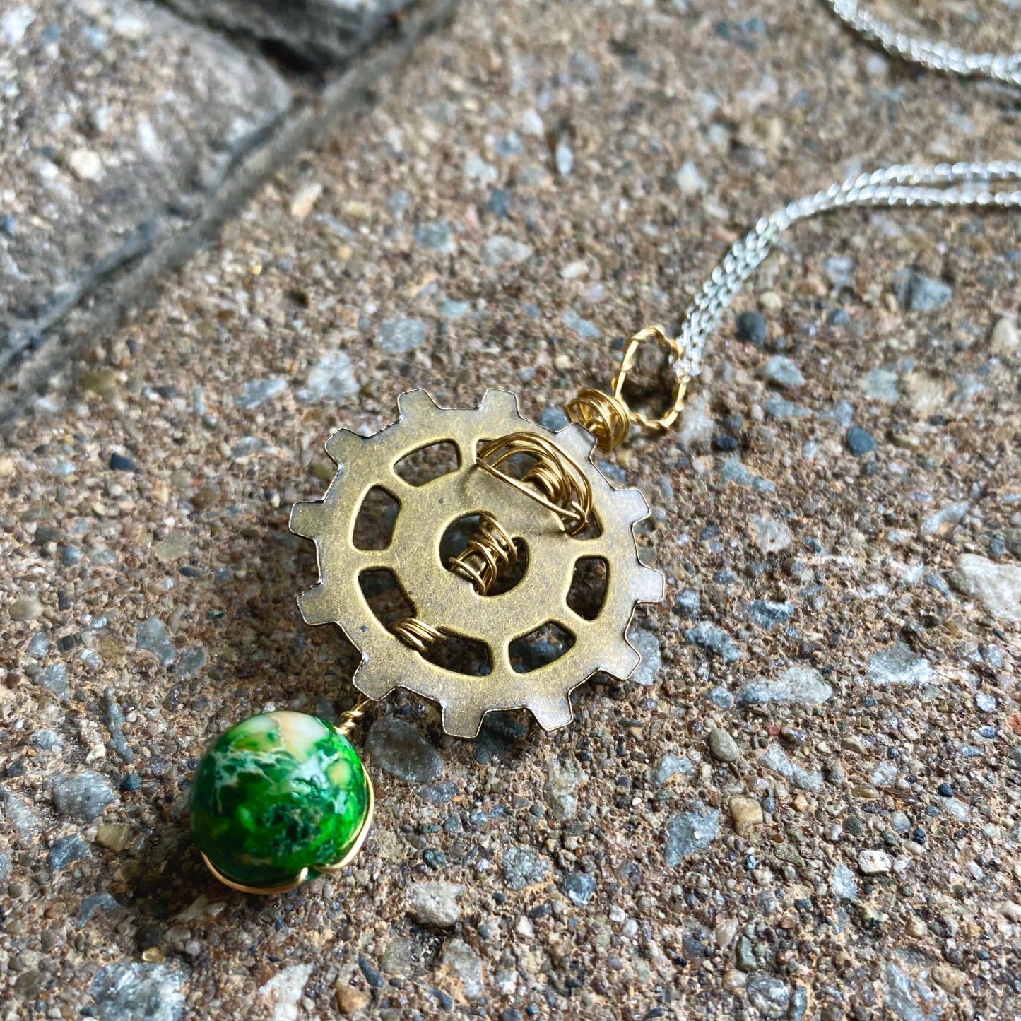 Pretty Pedulum - Sterling Silver Necklace