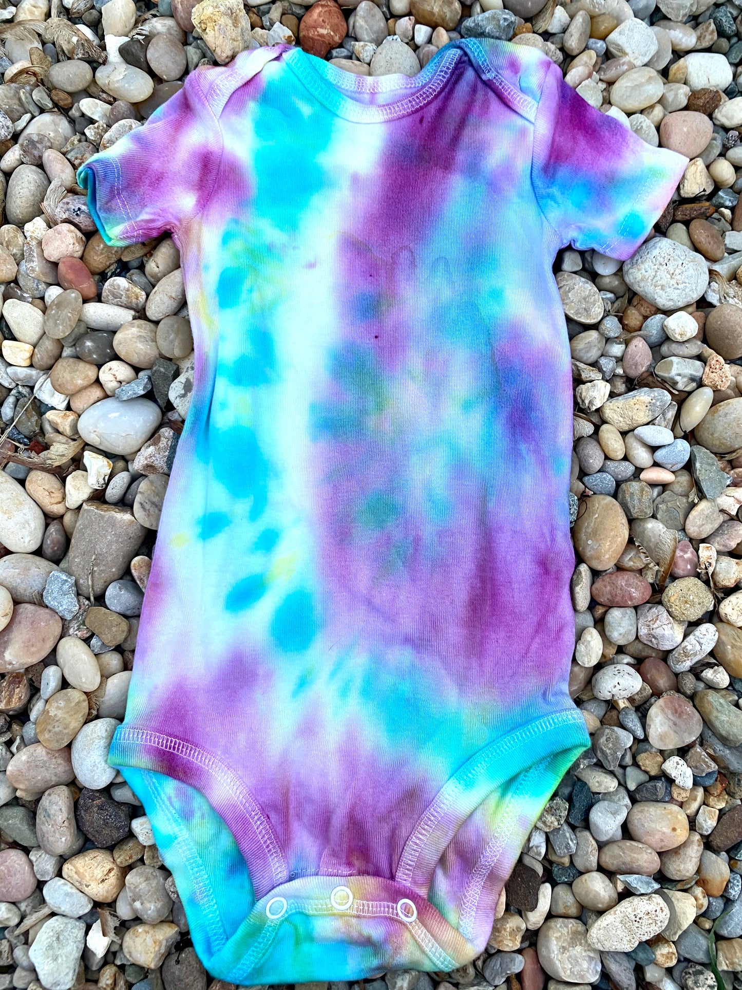 Lil Hippie Tie Dyed Onesie - 12 mos