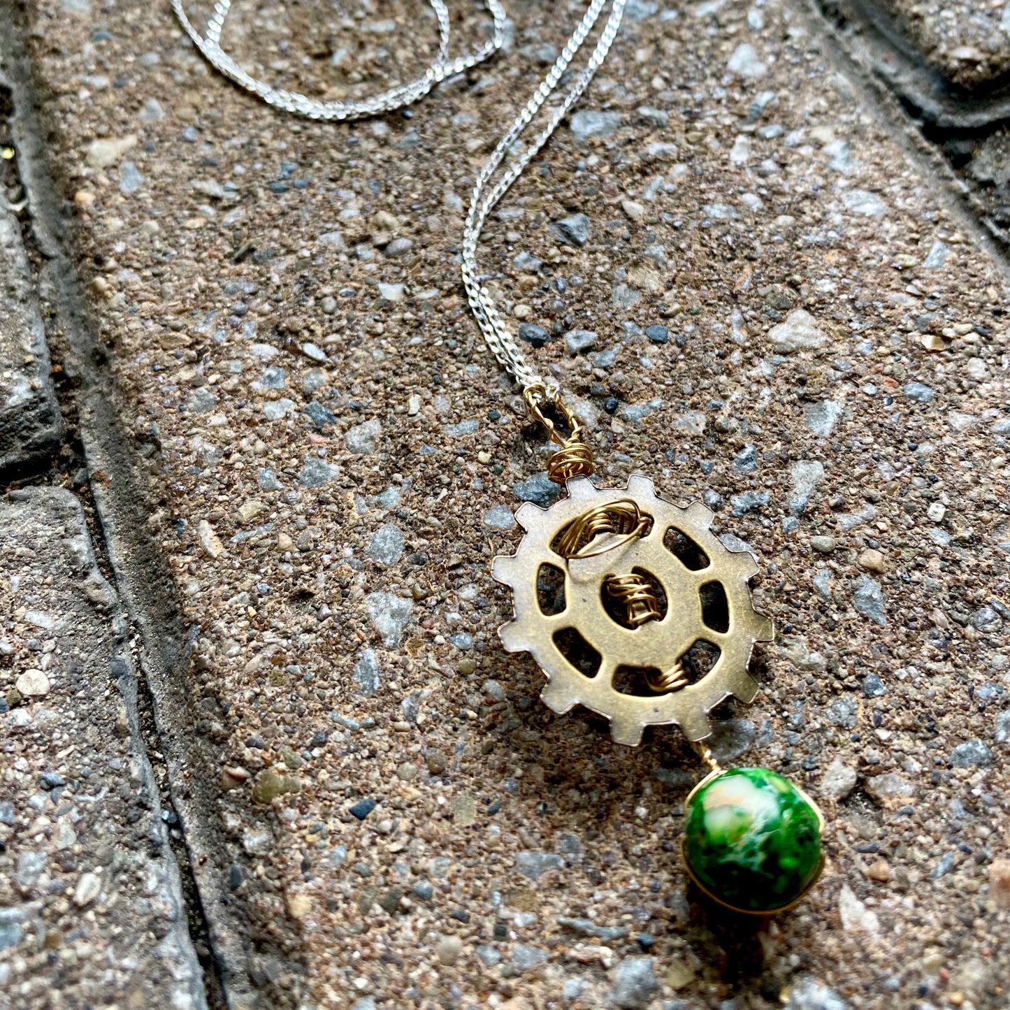 Pretty Pedulum - Sterling Silver Necklace