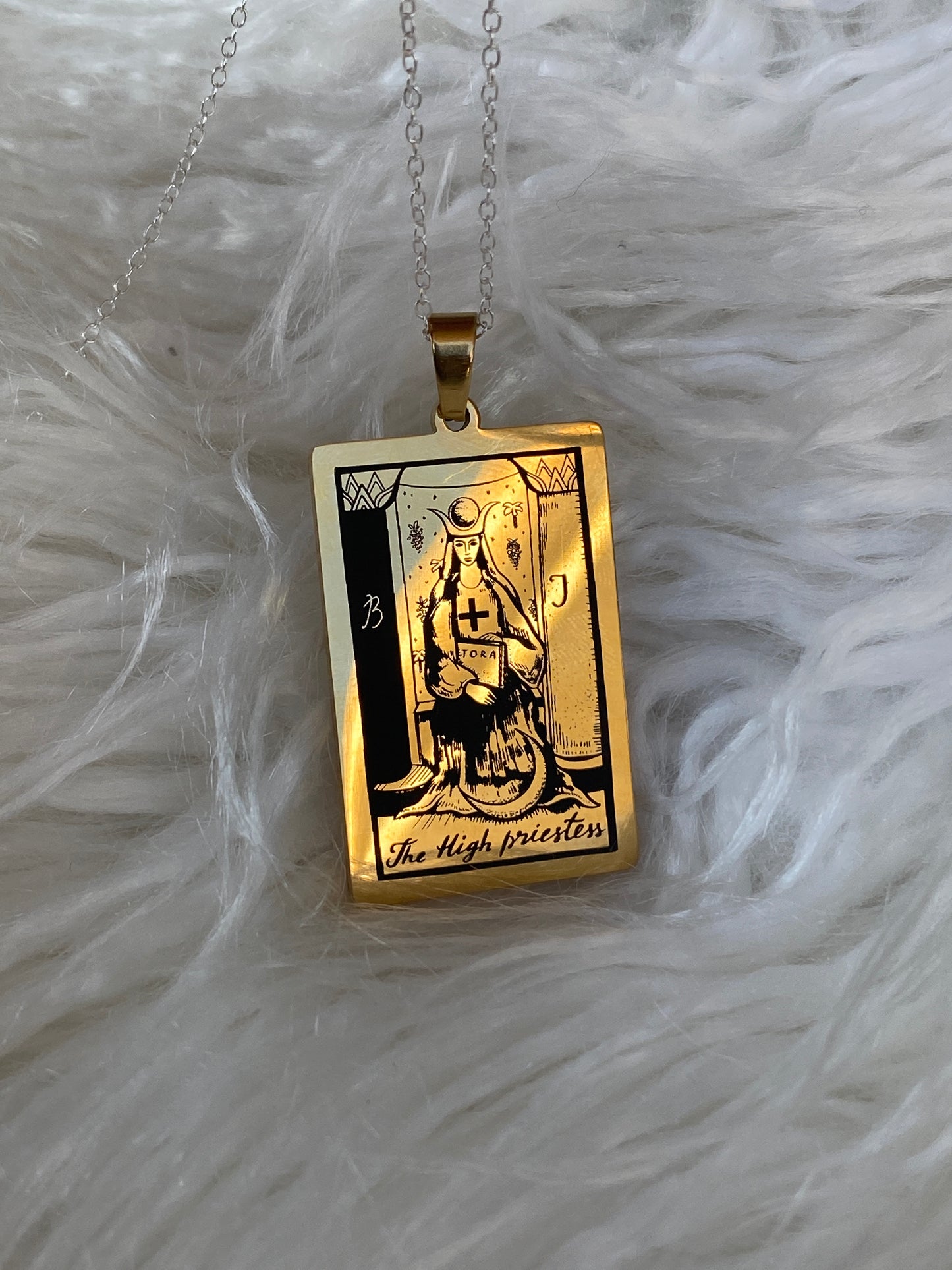 High Priestess Arcana Sterling Silver Necklace
