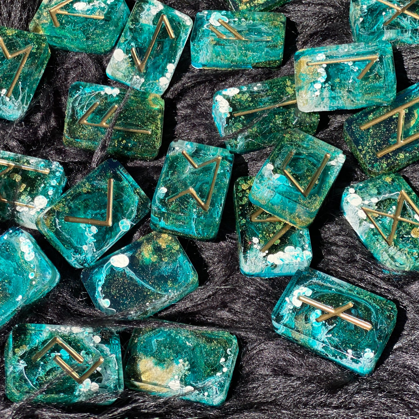 Viking Seas - Orgonite Rune Set