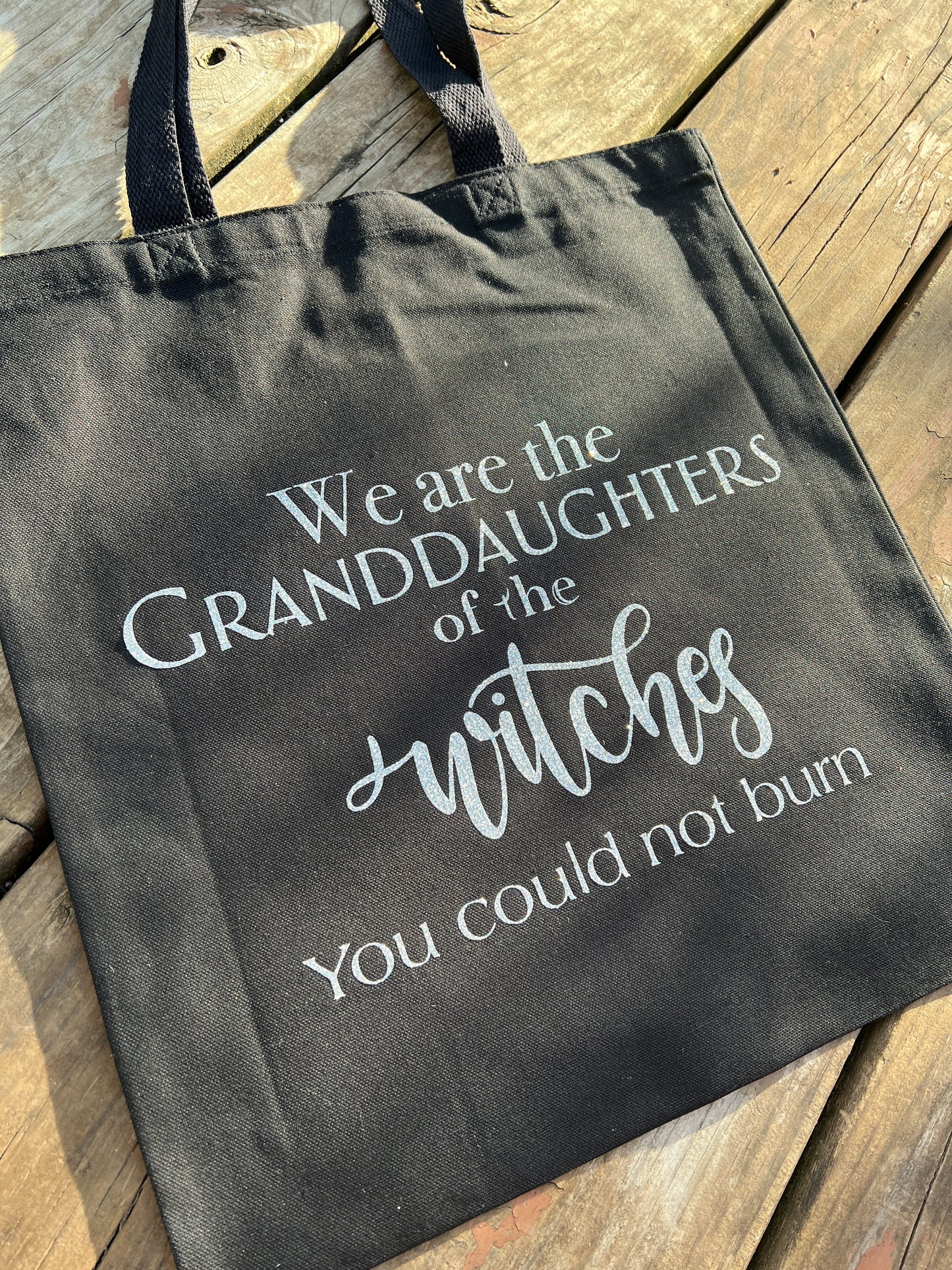 We Are The Granddaughters Large Canvas Tote