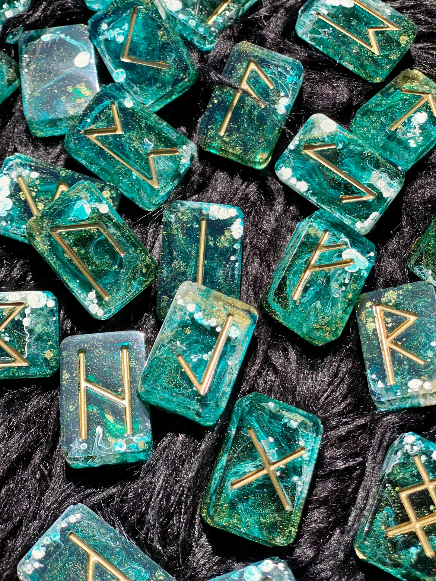 Viking Seas - Orgonite Rune Set