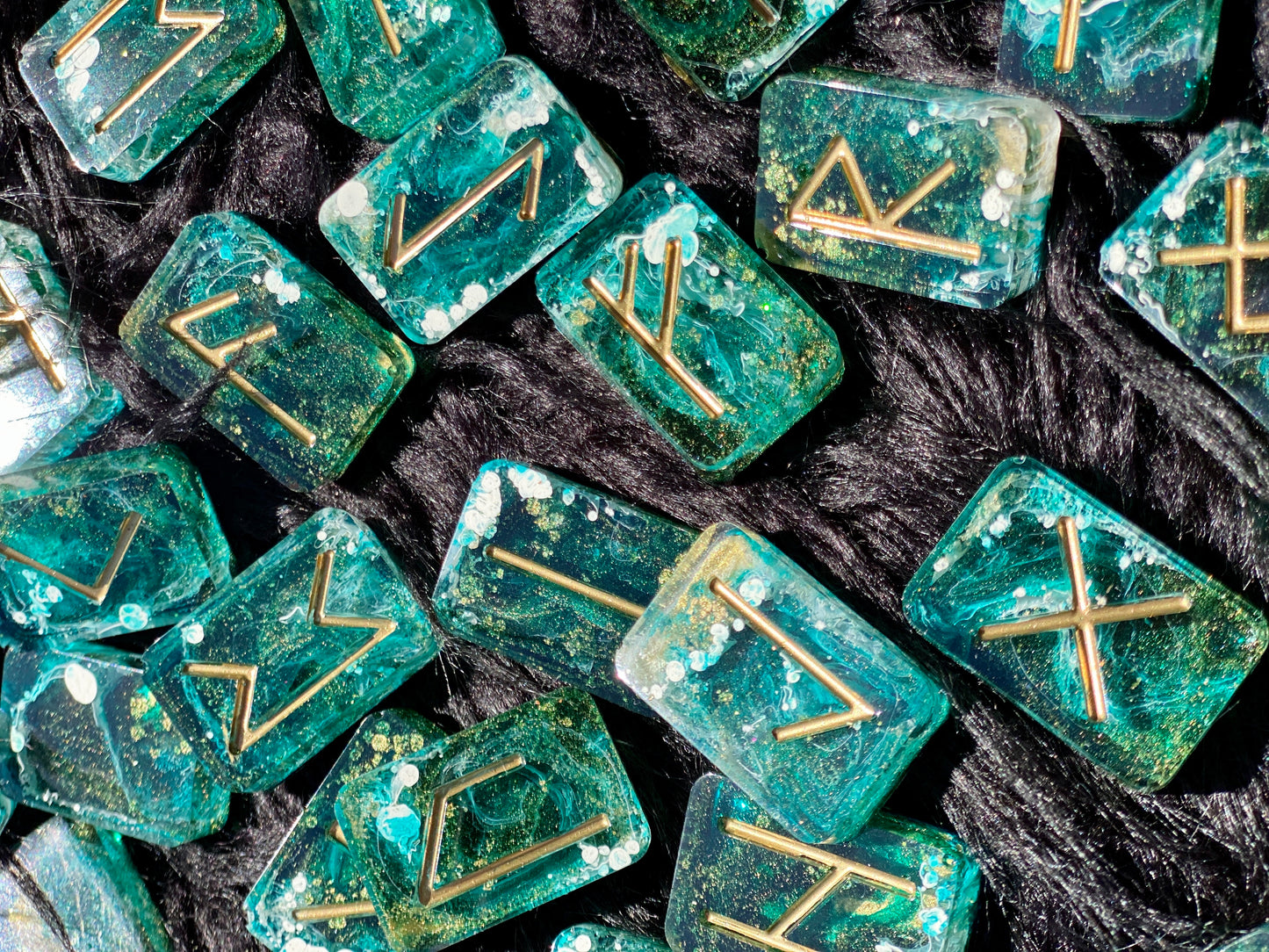 Viking Seas - Orgonite Rune Set