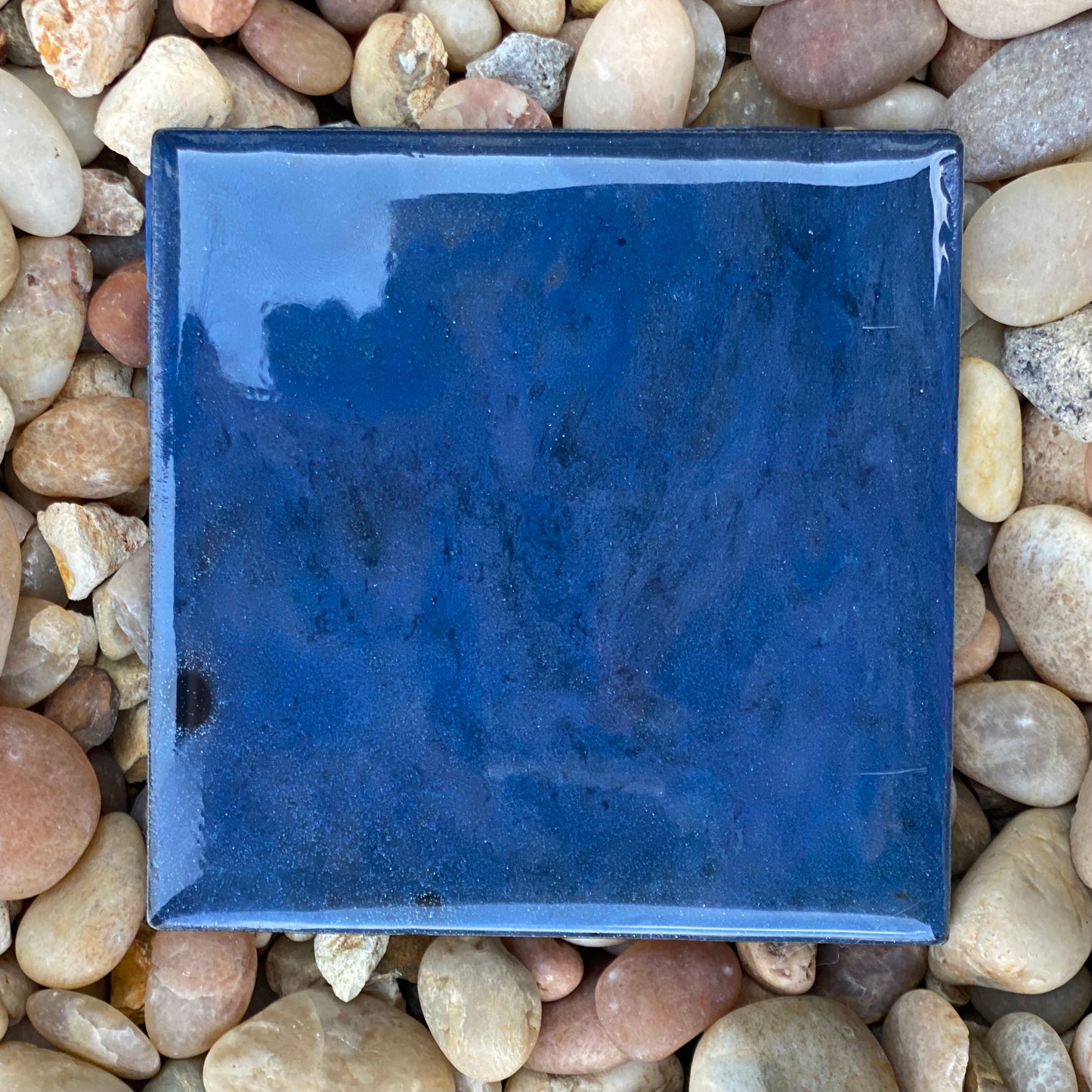 Storm Clouds Hand Painted Tile with Easel