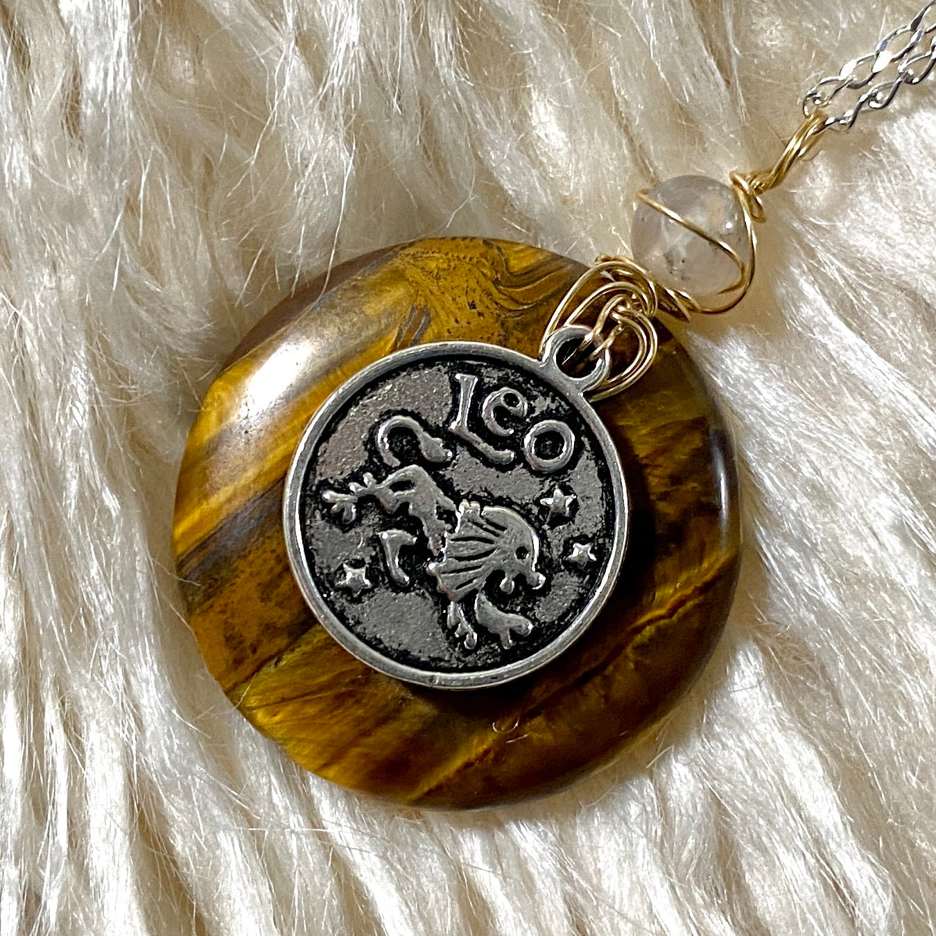 Leo Tigers Eye Empowerment Talisman