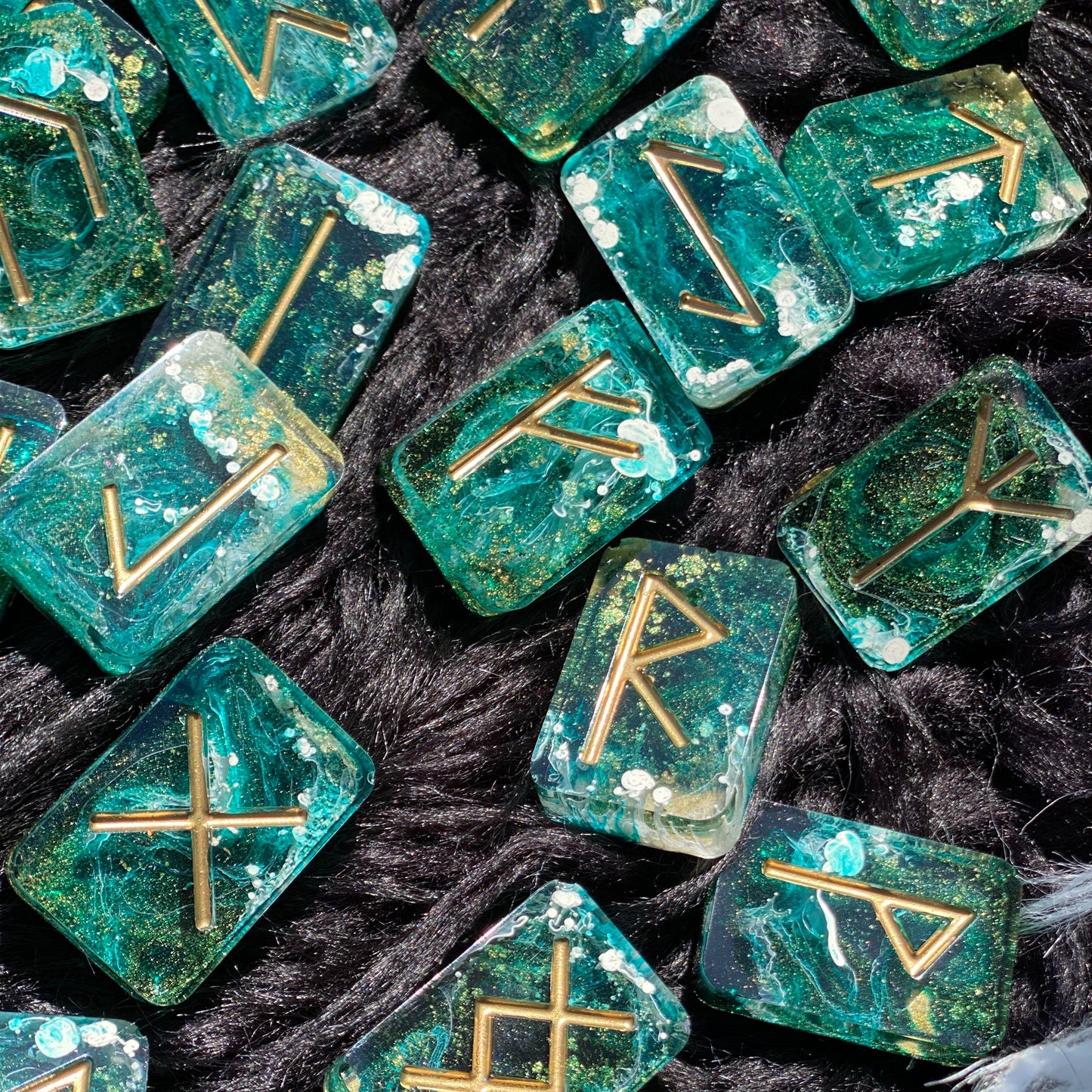 Viking Seas - Orgonite Rune Set