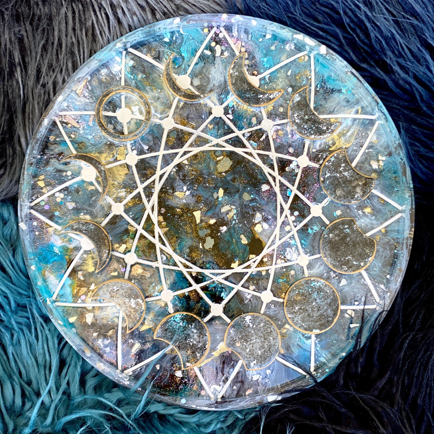 Moon Phase Galactic Centerpiece