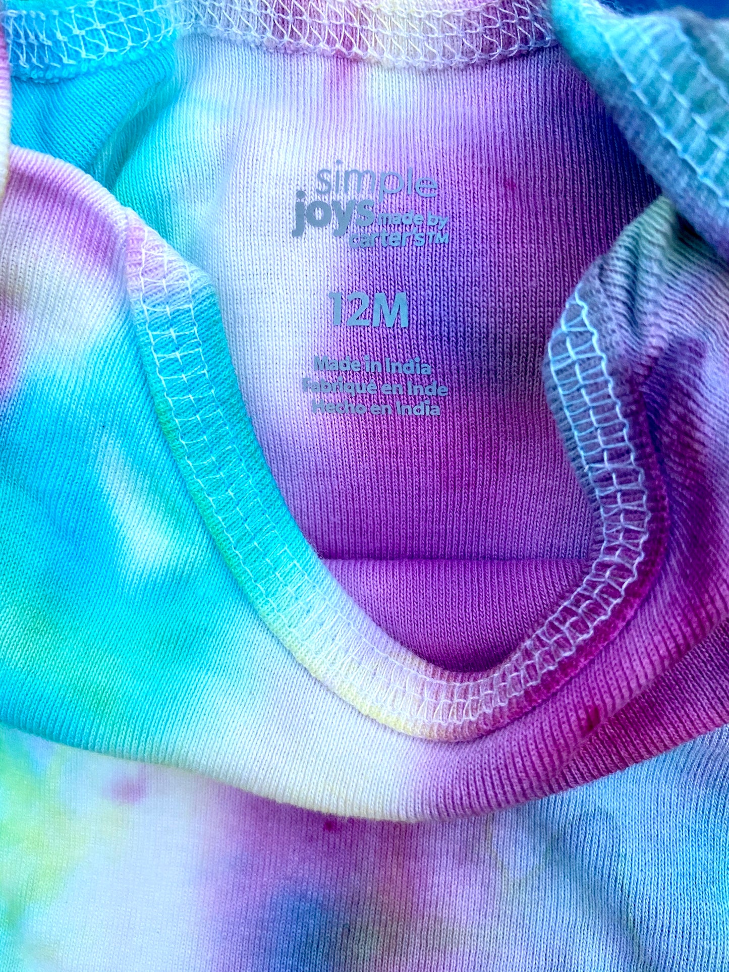 Lil Hippie Tie Dyed Onesie - 12 mos