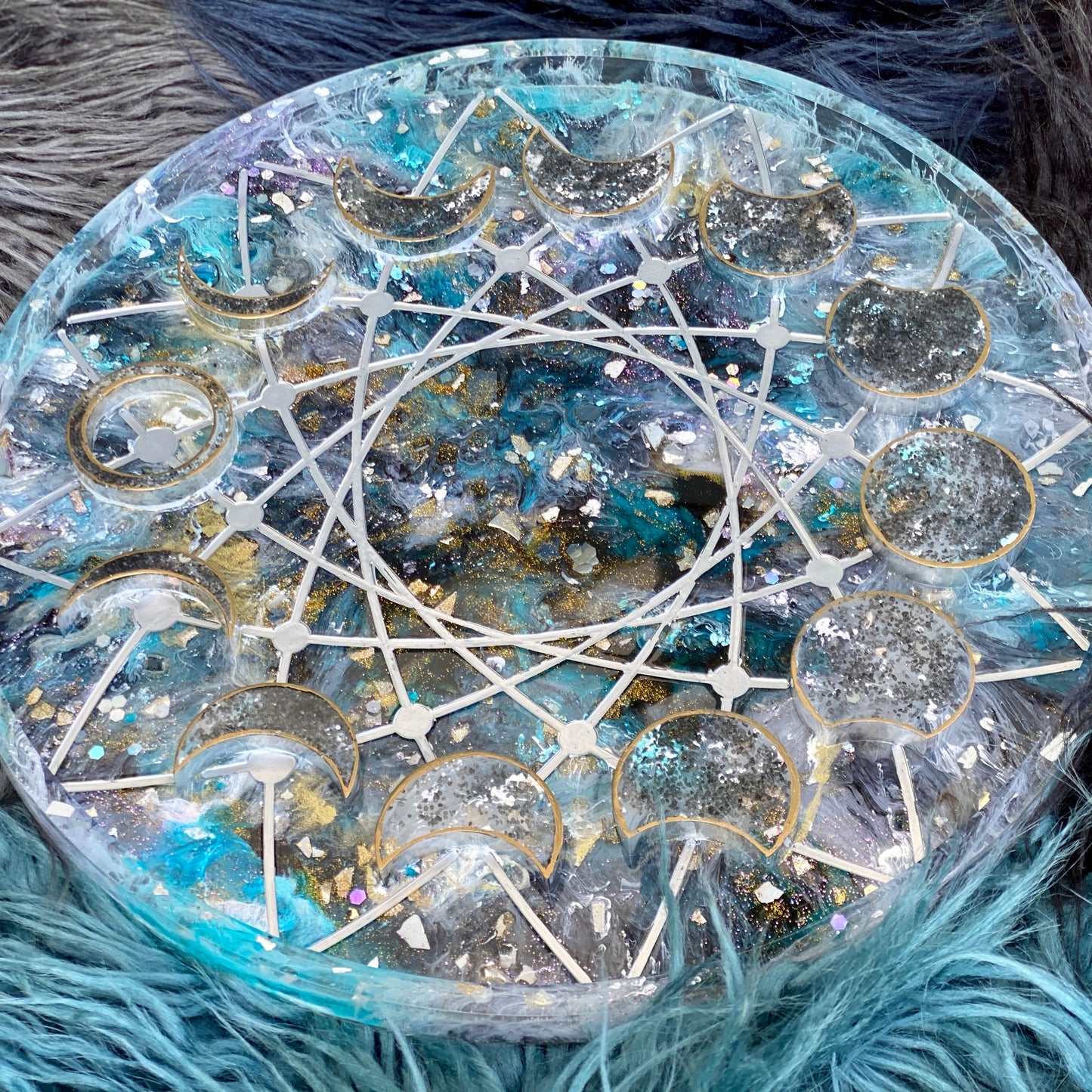 Moon Phase Galactic Centerpiece