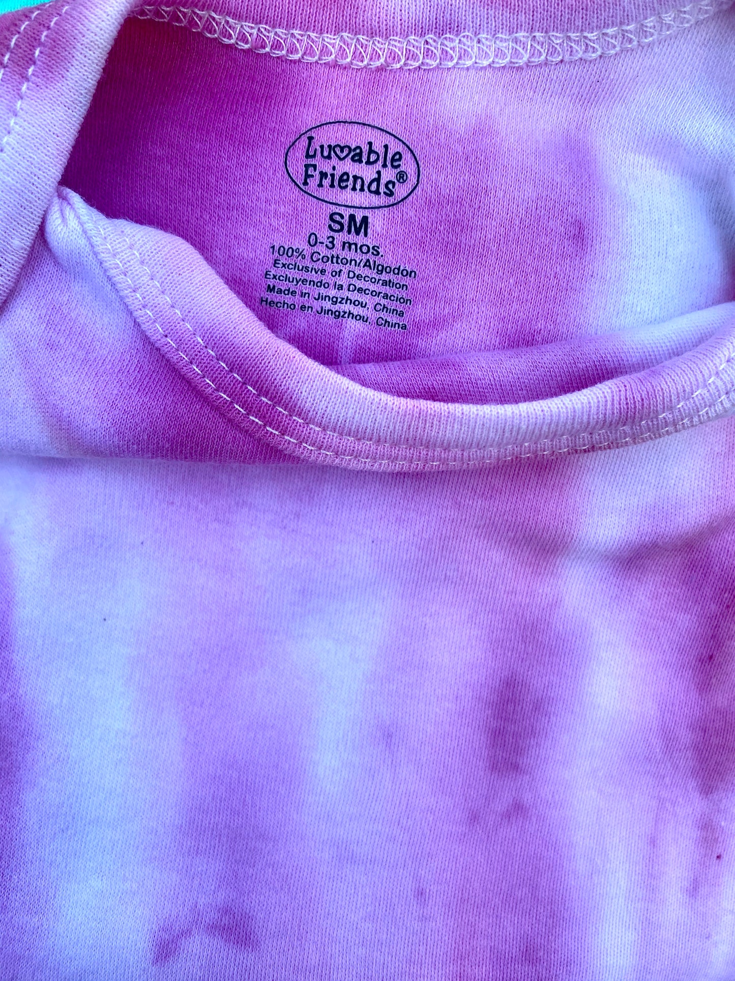 Lil Hippie Tie Dyed Onesie 0/3 mos