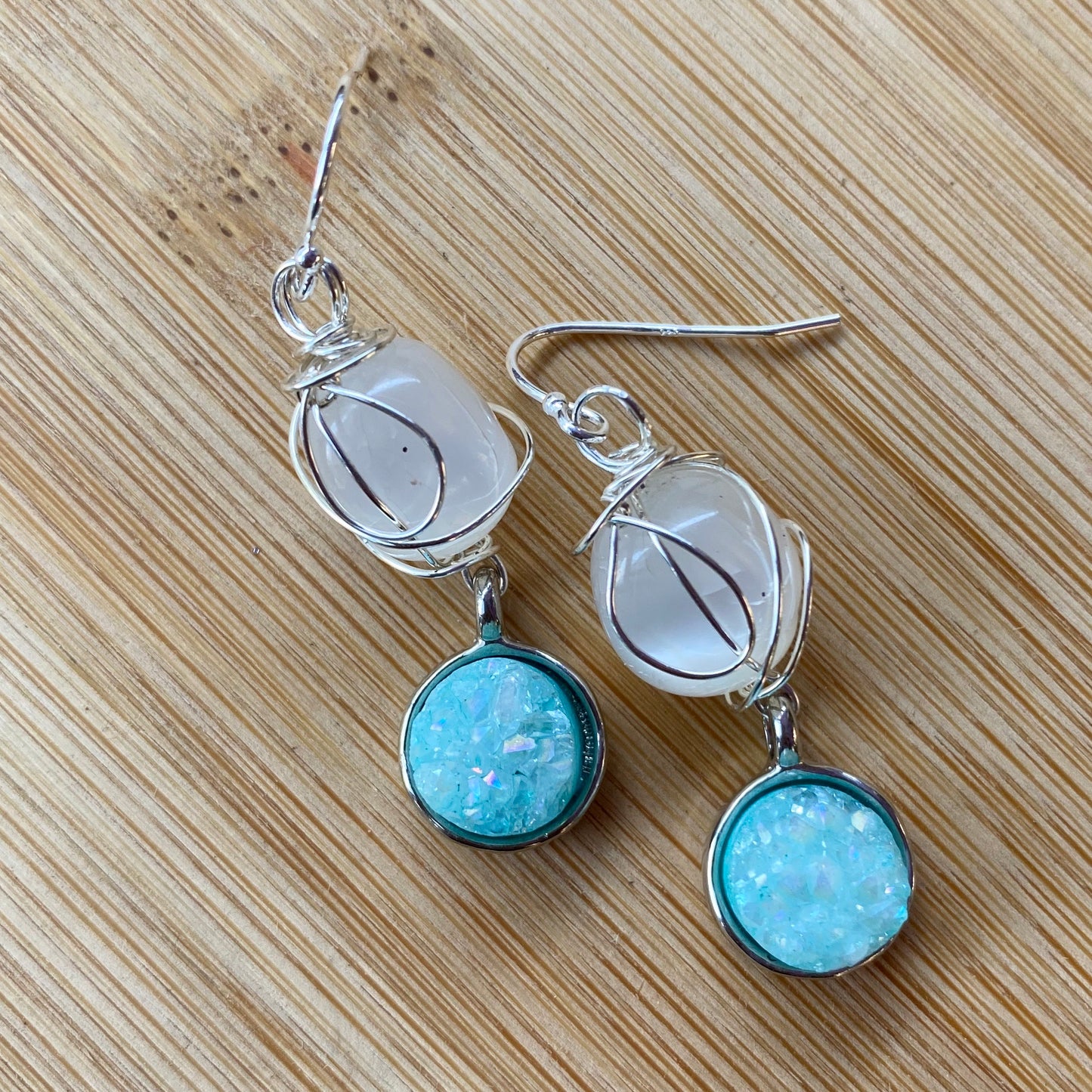 La Luna - Crystal Druzy Earrings