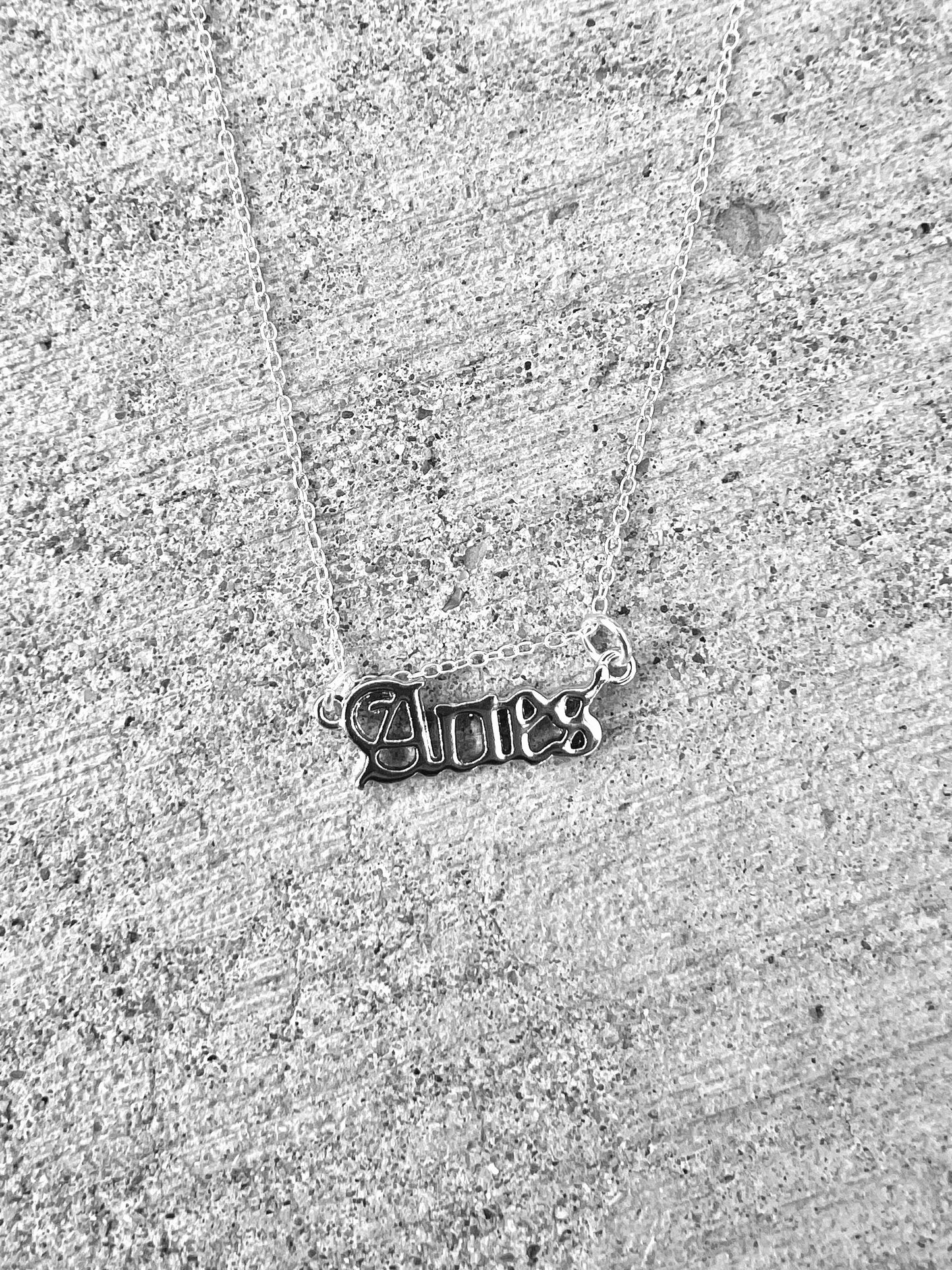 Aries Sterling Silver Necklace