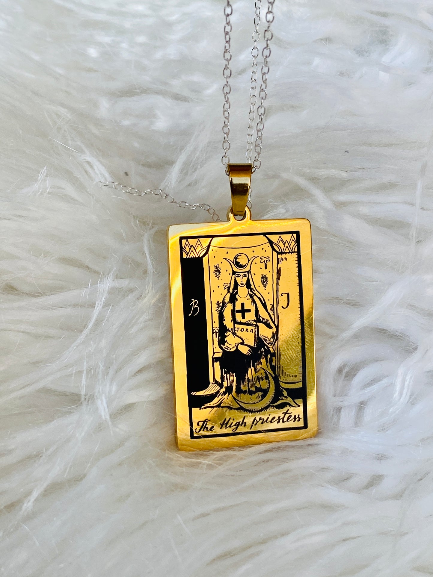 High Priestess Arcana Sterling Silver Necklace