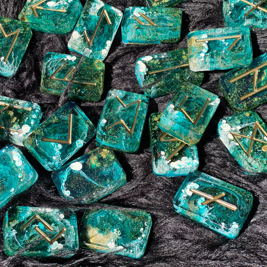 Viking Seas - Orgonite Rune Set
