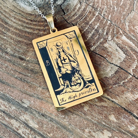 High Priestess Arcana Sterling Silver Necklace