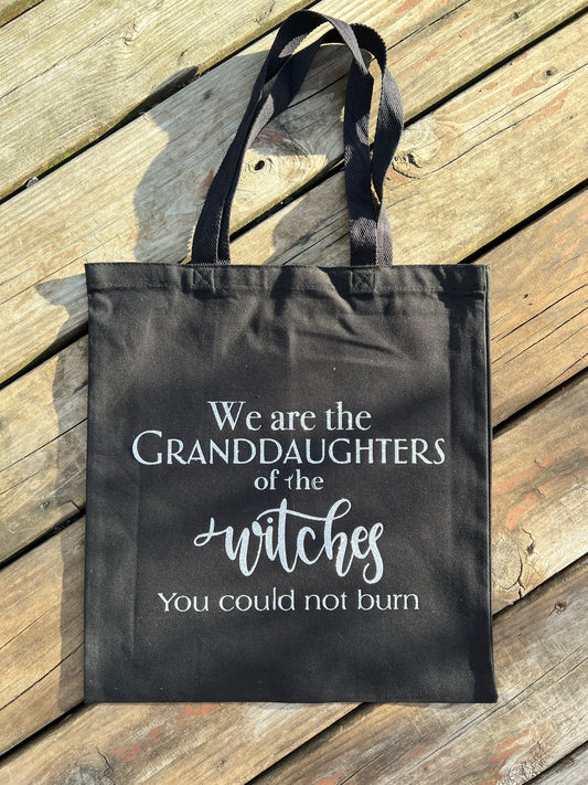 We Are The Granddaughters Large Canvas Tote