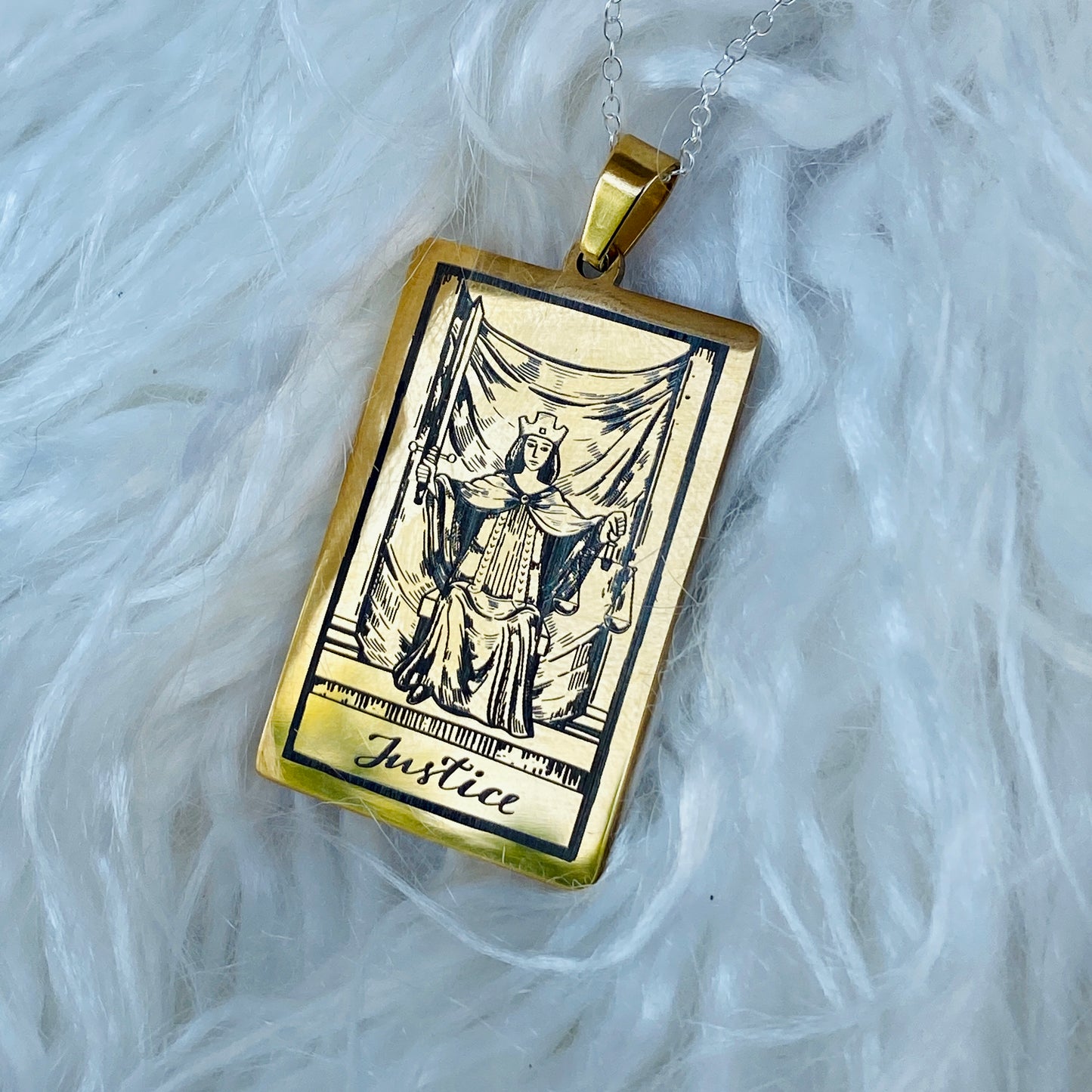 Justice Arcana Sterling Silver Necklace