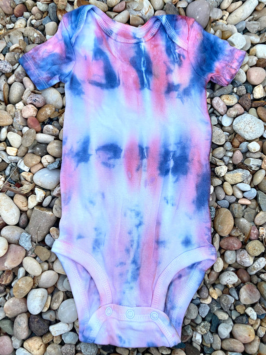 Lil Hippie Tie Dyed Onesie- 12 mos